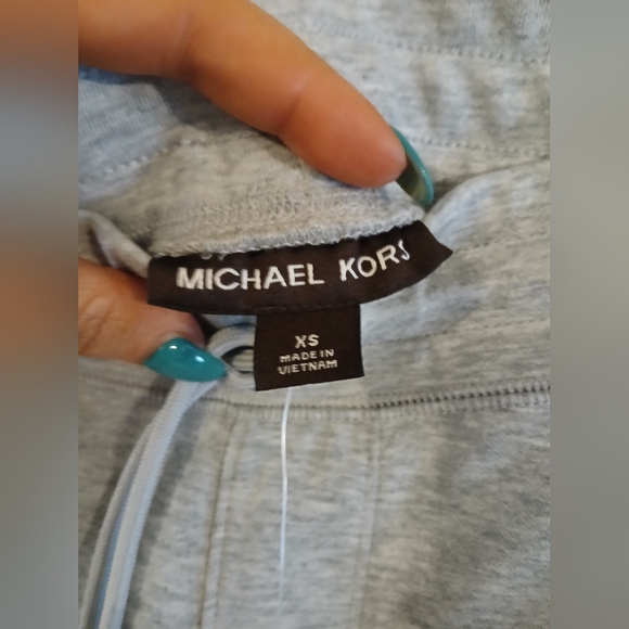 NWT Michael Kors Gray Sweatpant Joggers - Picture 3 of 7
